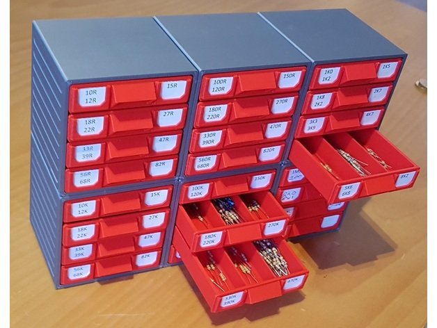 D Printed Organizing Drawers Open Source Ecology