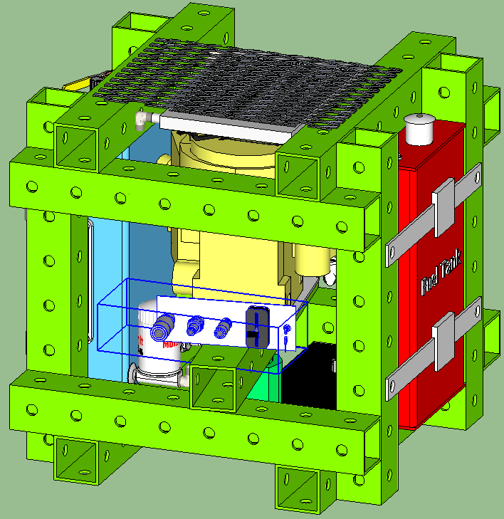 Structural Frame Power Cube Vertical