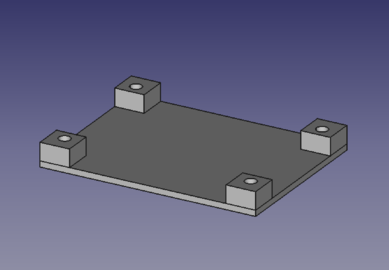 STL 9 STANDOFF - size:20kb - FreeCAD -File:FCSTD 9 STANDOFF.FCStd. STL (41kb)- File:STL 9 STANDOFF.stl