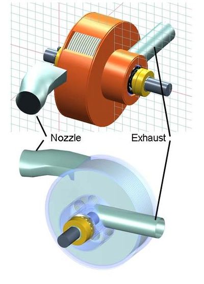 tesla turbine compressor