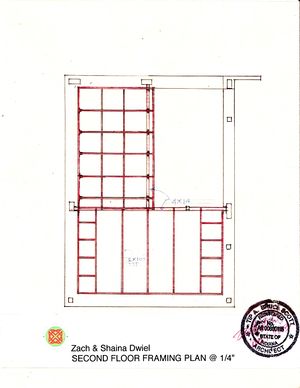 Dwiel House Floor Framing Plan