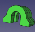 Bearing holder. - FreeCAD -File:Bearingholder.fcstd. File:Bearingholder.stl