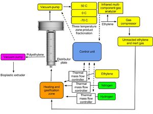 Component configuration for ethylene polymerization