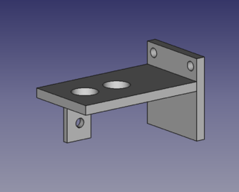 STL 8 PULLER BRKT RT - size:48kb - FreeCAD -File:FCSTD 8 PULLER BRKT RT.FCStd. STL (66kb)- File:STL 8 PULLER BRKT RT.stl