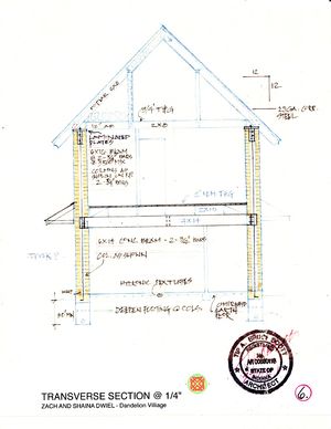 Dwiel House Transverse Section