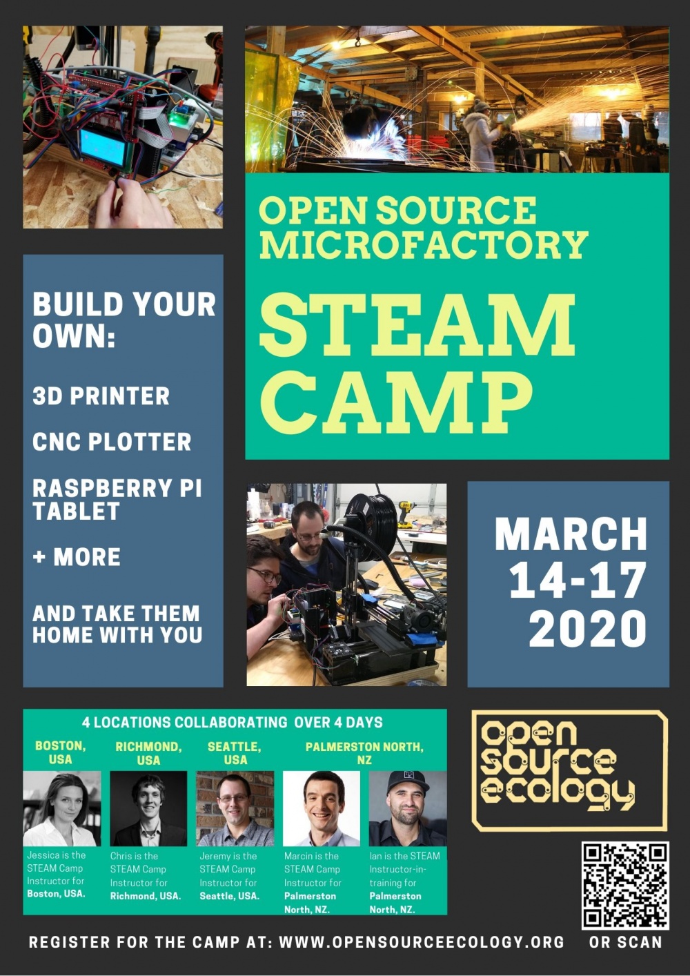 STEAM Camp Flyer Open Source Ecology