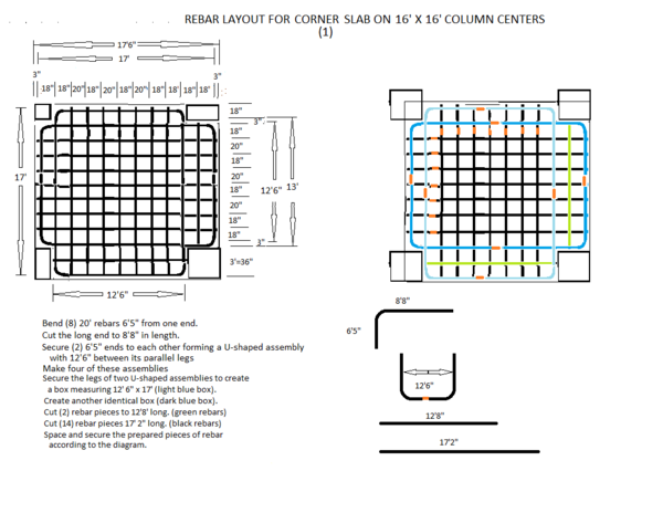Rebar assembly for corner 16x16 slab.png