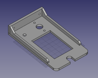 STL 3 SPOOL HOLDER BRKT - size:48kb - FreeCAD -File:FCSTD 3 SPOOL HOLDER BRKT.fcstd. STL (72kb)- File:STL 3 SPOOL HOLDER BRKT.stl