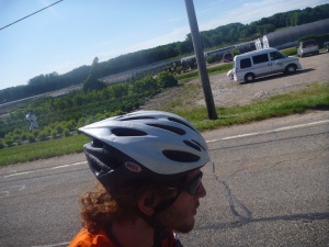 Michael contemplating the use of toxic chemicals on our food and their impacts on farm workers