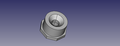 3" Tee - size:17kb - FreeCAD -File:Pvc-bushing-test".fcstd