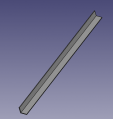 Angle - 29.33in - FreeCAD -File:Angle Iron 29.33in.fcstd.