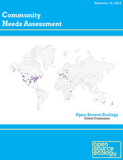 Community Needs Assessment - February 2012