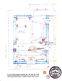 Dwiel House First Floor Electrical/Mechanical Plan